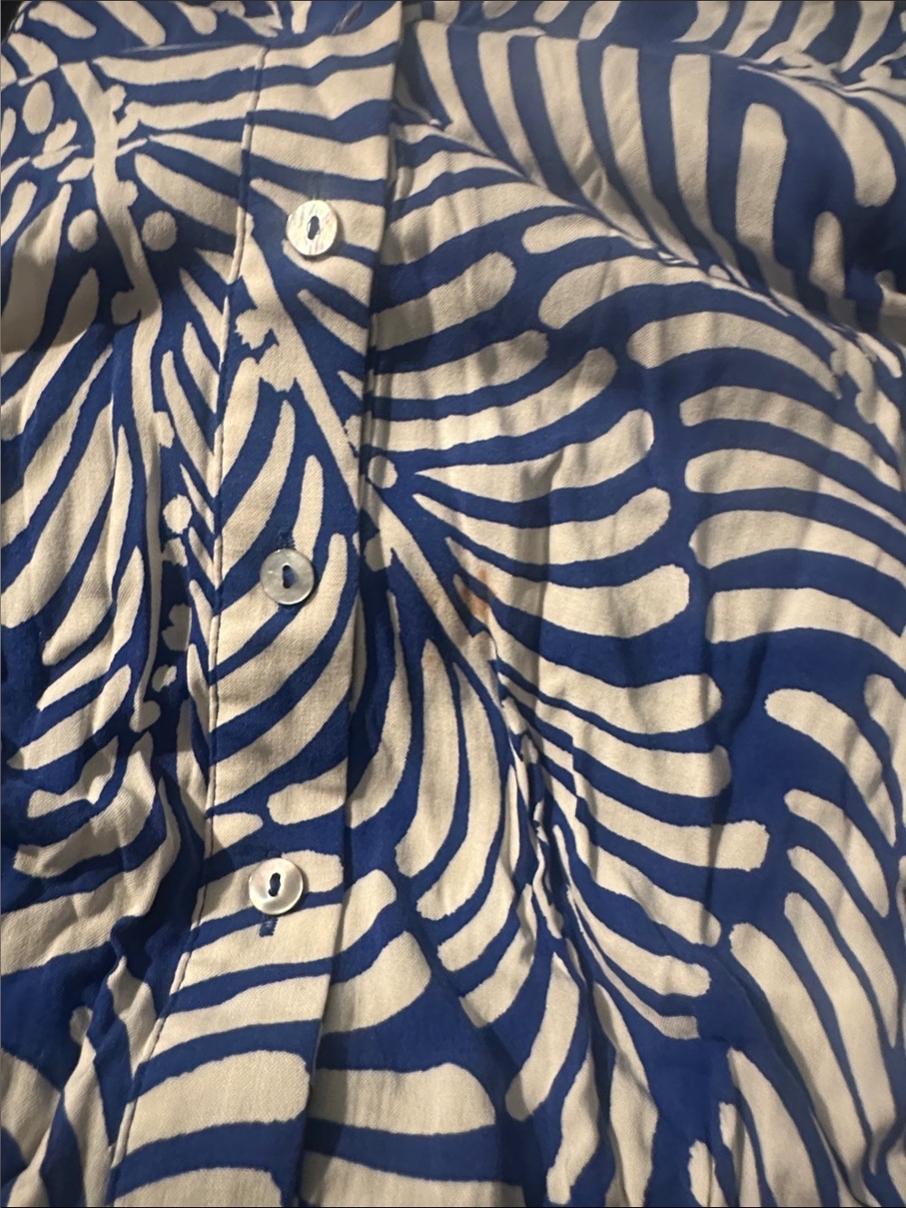 H&M Blue and White Printed Maxi Dress - Picture 9 of 9